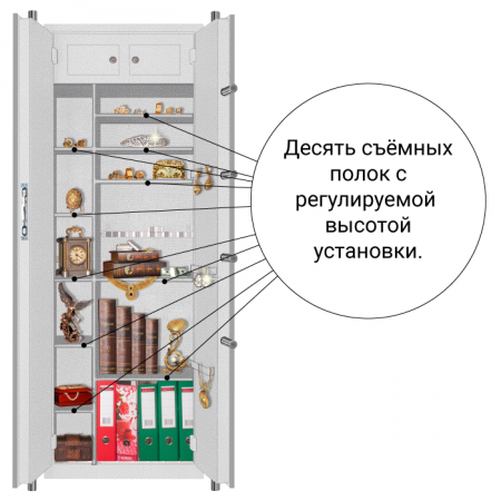 Элитный универсальный сейф Ягуар 911 EL